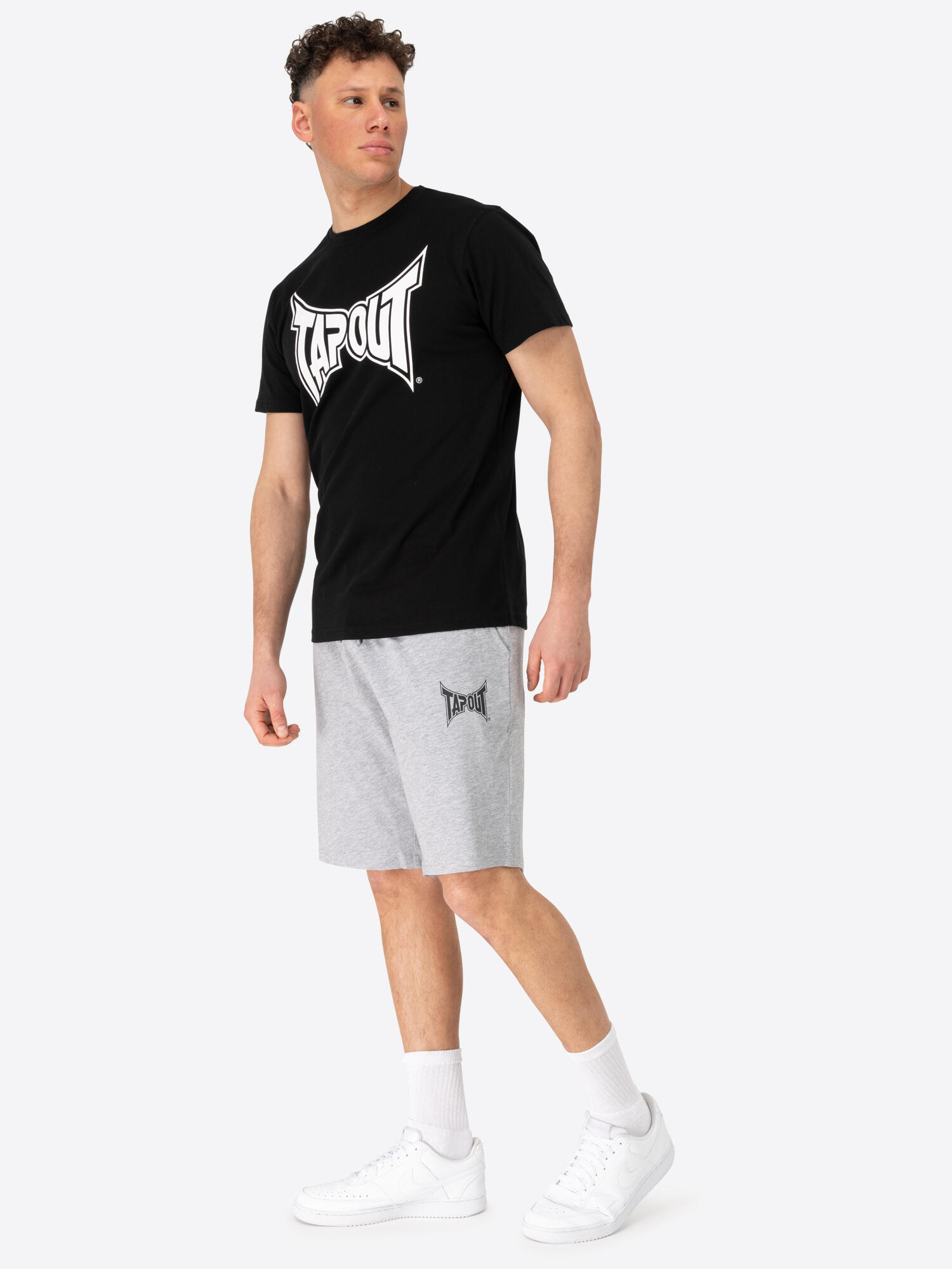 TAPOUT Herren T-Shirt & Shorts Set normale Passform WALKER 1/7