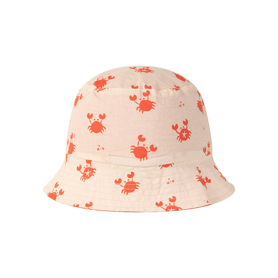SWIM ESSENTIALS Swim Essentials | Beige/Rosso Granchi Cappello estivo reversibile