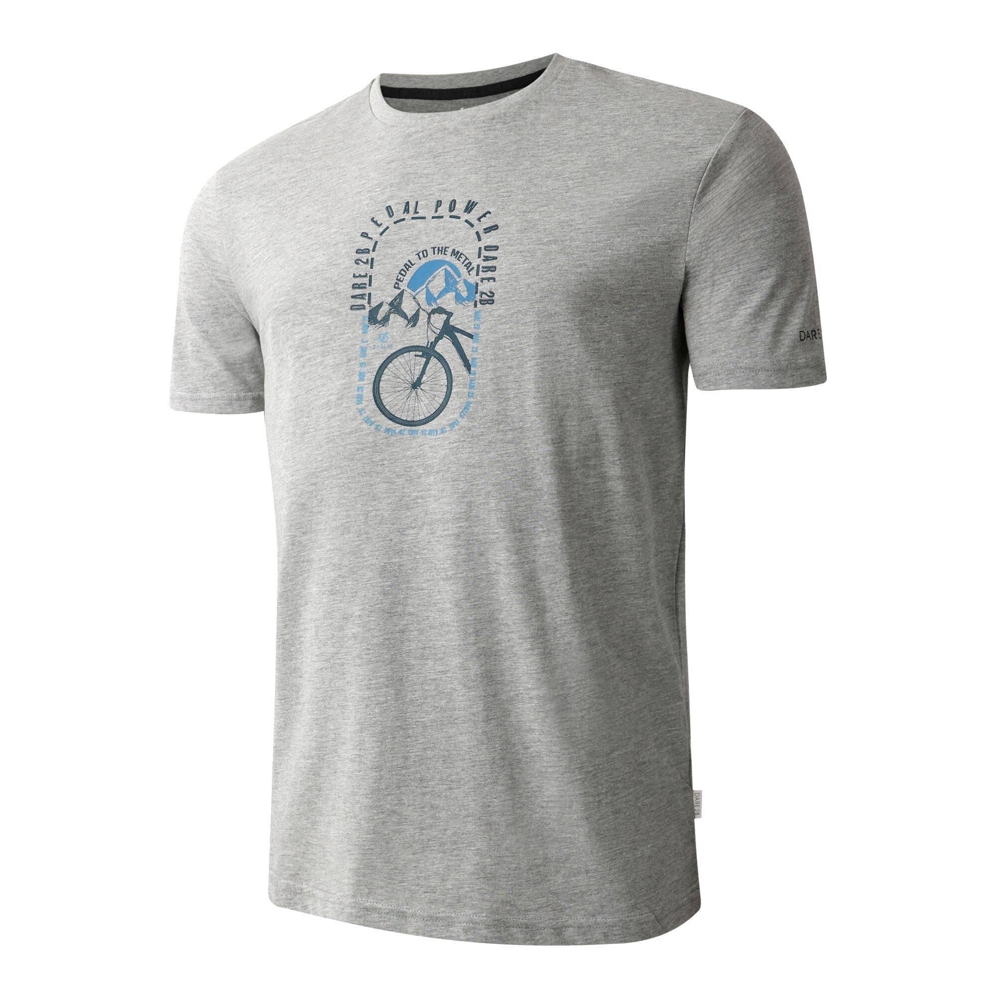 Maglietta Bicicletta Uomo Dare 2B Movement III Grigio Marna 3/5
