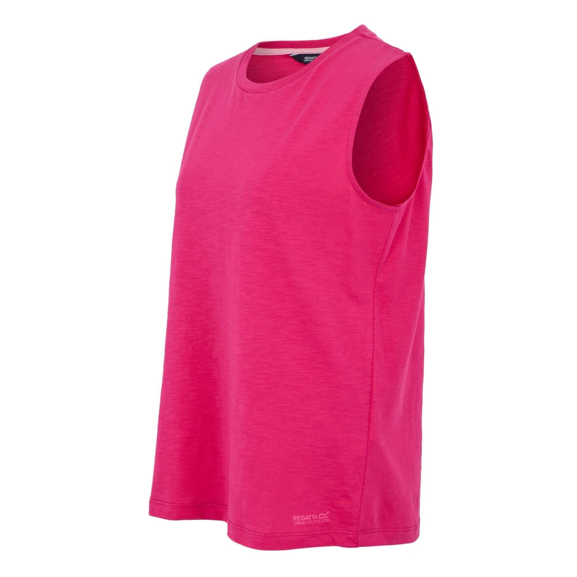 Womens/Ladies Fariene Sleeveless Top (Pink Fusion) 3/4