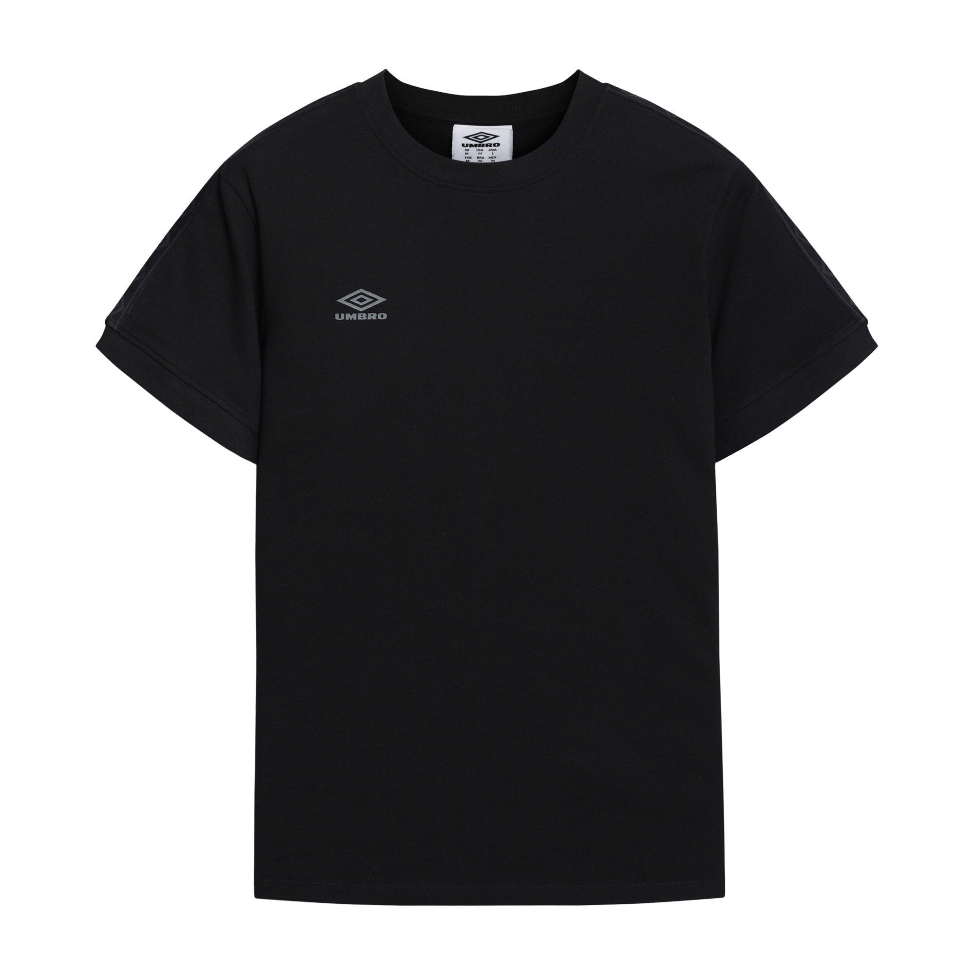 Mens Taped TShirt (Black) UMBRO Decathlon