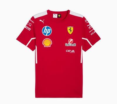 PUMA T-SHIRT FERRARI RED