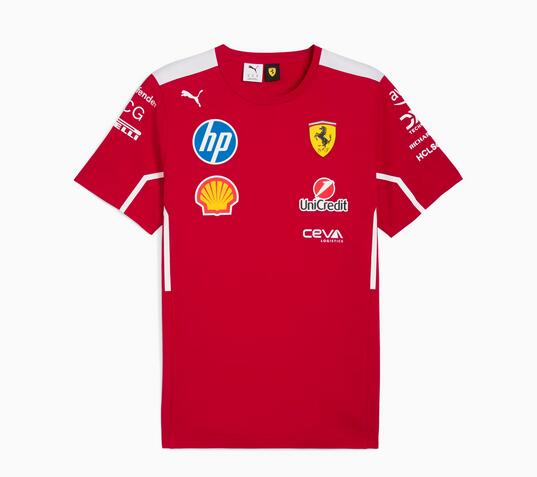 PUMA T-SHIRT FERRARI RED