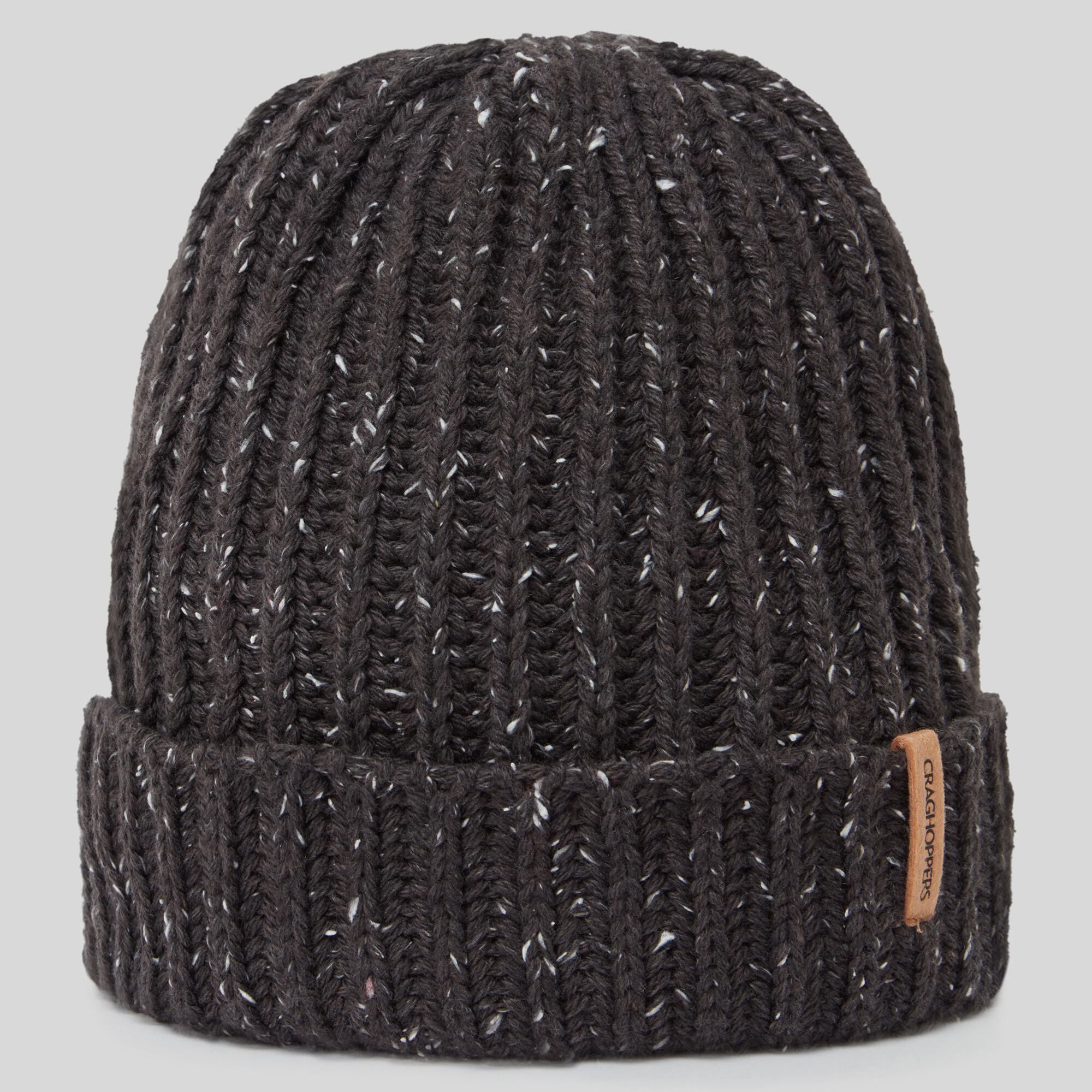 CRAGHOPPERS Bonnet Riber II Cuff homme, polyester, noir, S/M 4/4