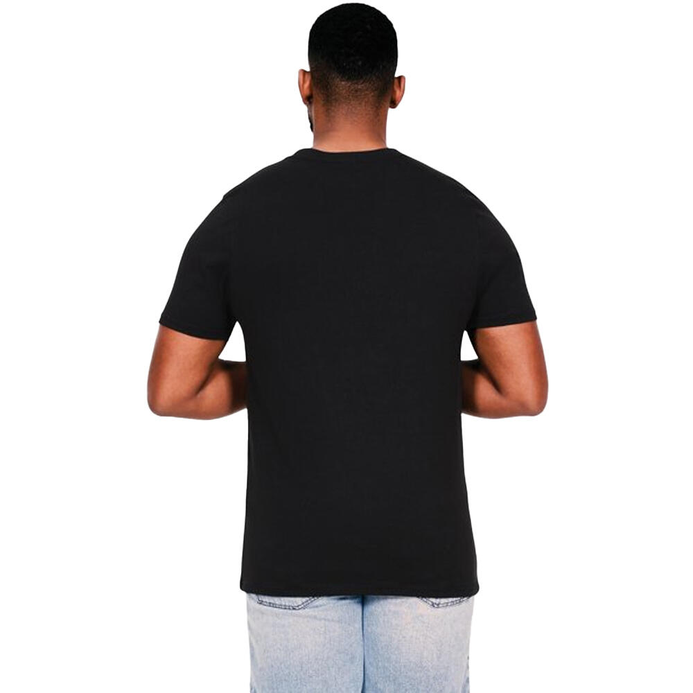 Unisex Adult Combed Ringspun Cotton Tall and Slim TShirt (Black) 2/2