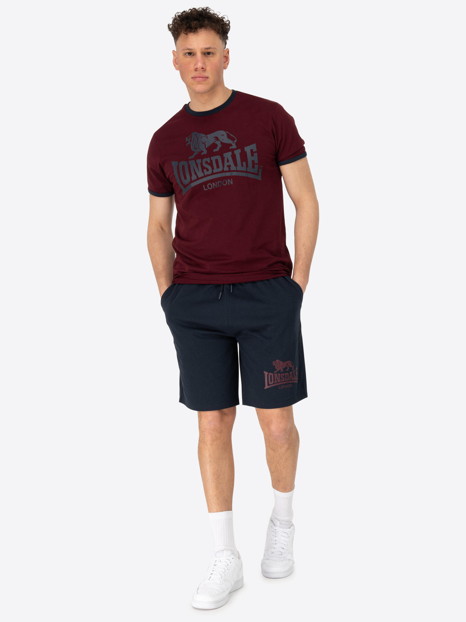 LONSDALE LONSDALE Heren T-shirt & shortset regular fit MIJN