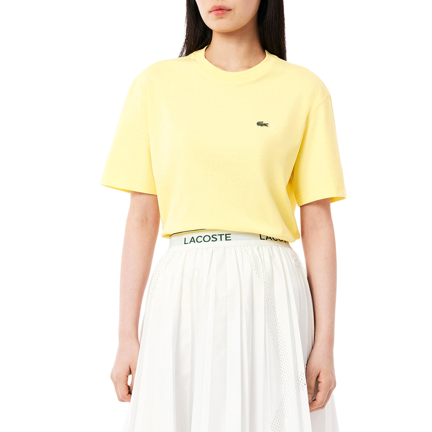 LACOSTE T-shirt Donna   T-shirt giallo TF7215-107