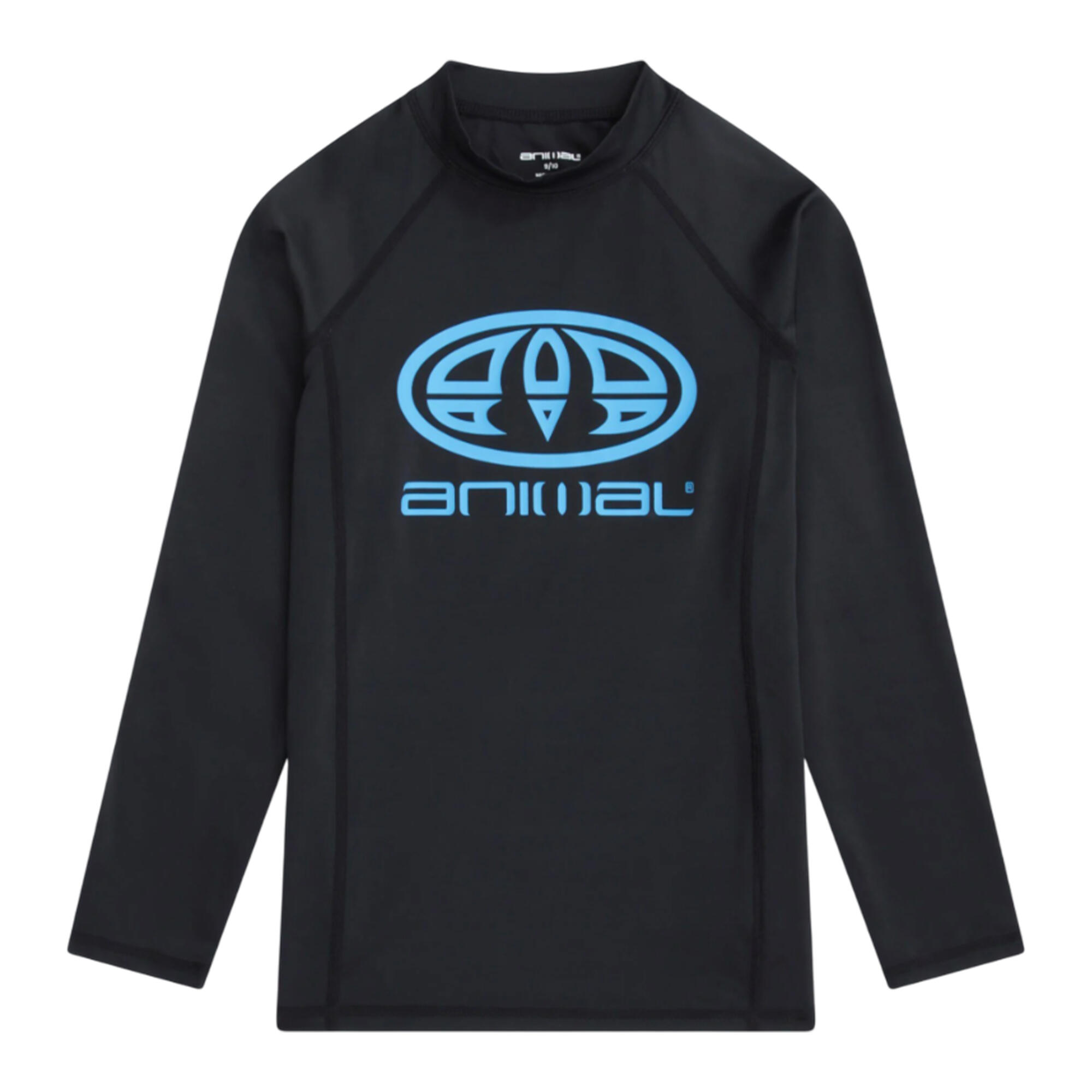Childrens/Kids Sonny Rash Top (Jet Black) 1/2