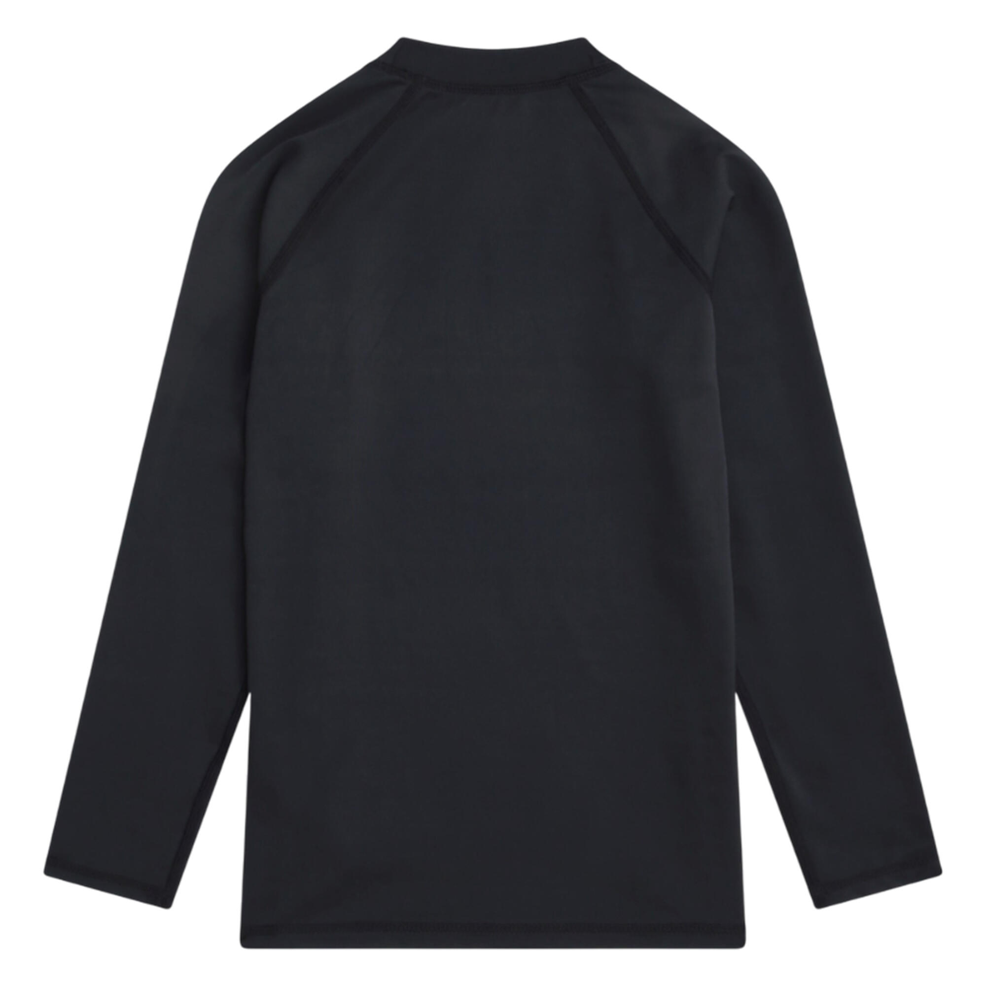 Childrens/Kids Sonny Rash Top (Jet Black) 2/2