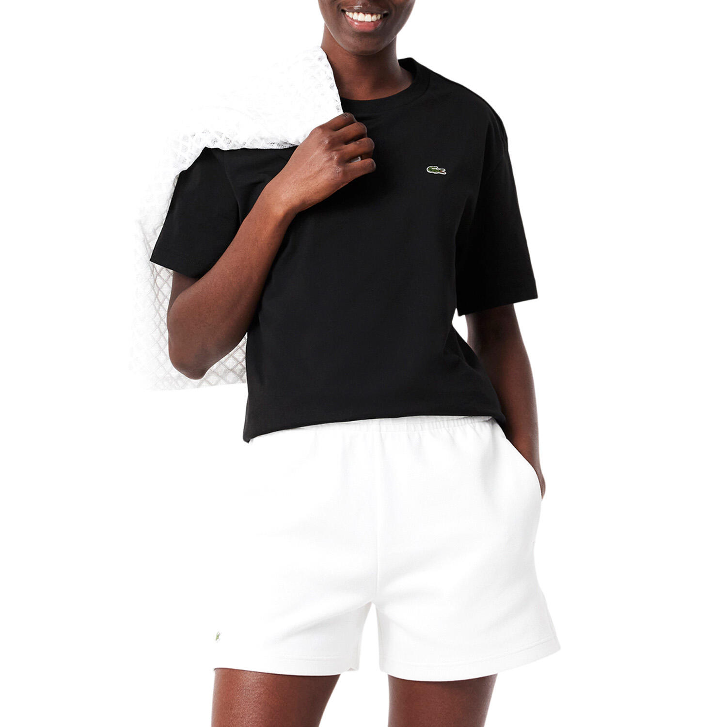 Lacoste - Camiseta Preta Tf7215-031 Preto da Decathlon