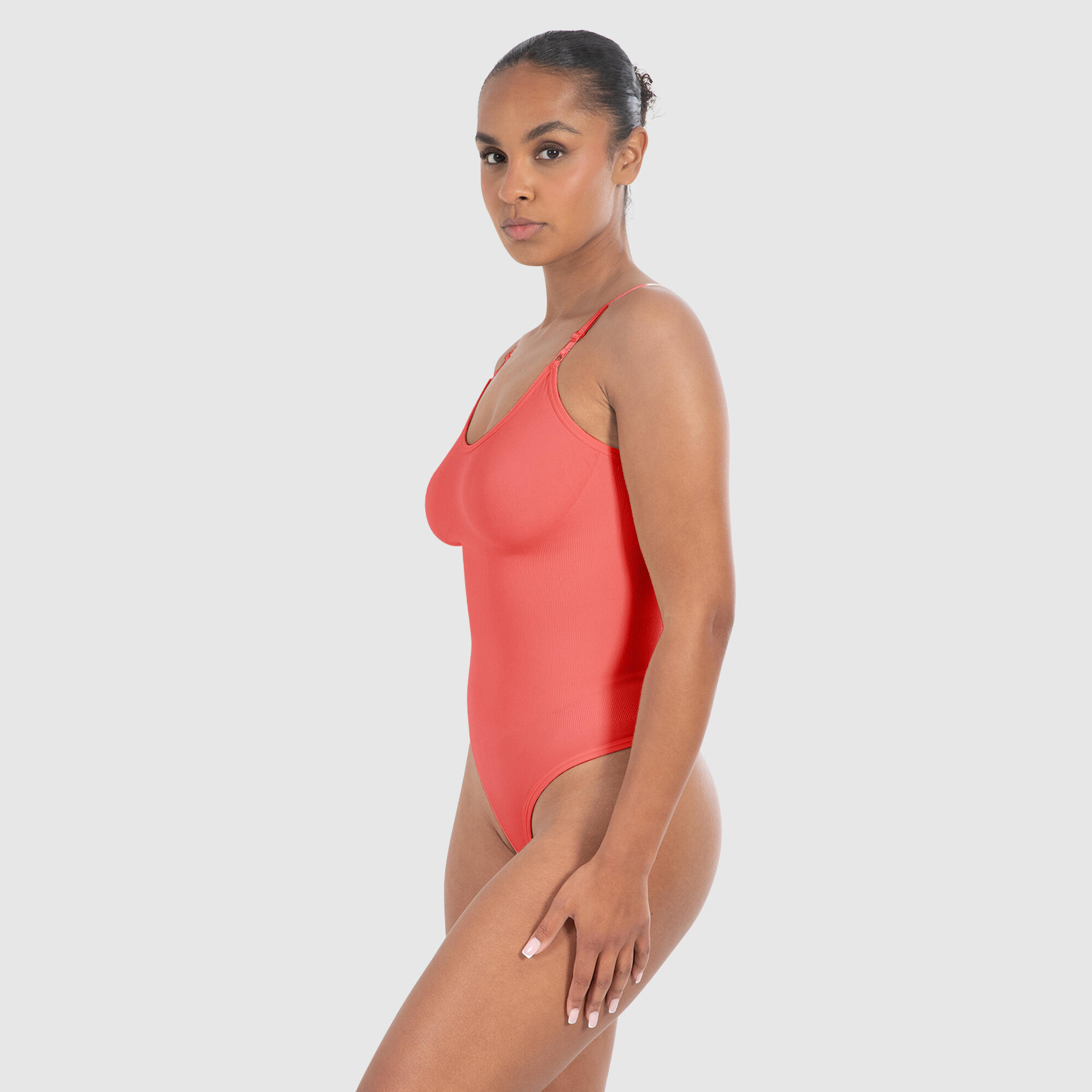 Damen Shapewear String Bodysuit Nysa Rosa 2/6