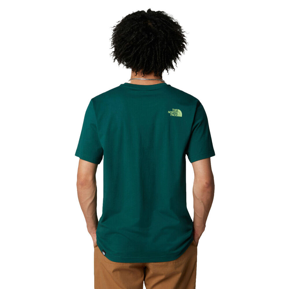 T-shirt Uomo   M ss easy tee verde NF0A8A6CA6O 4/5