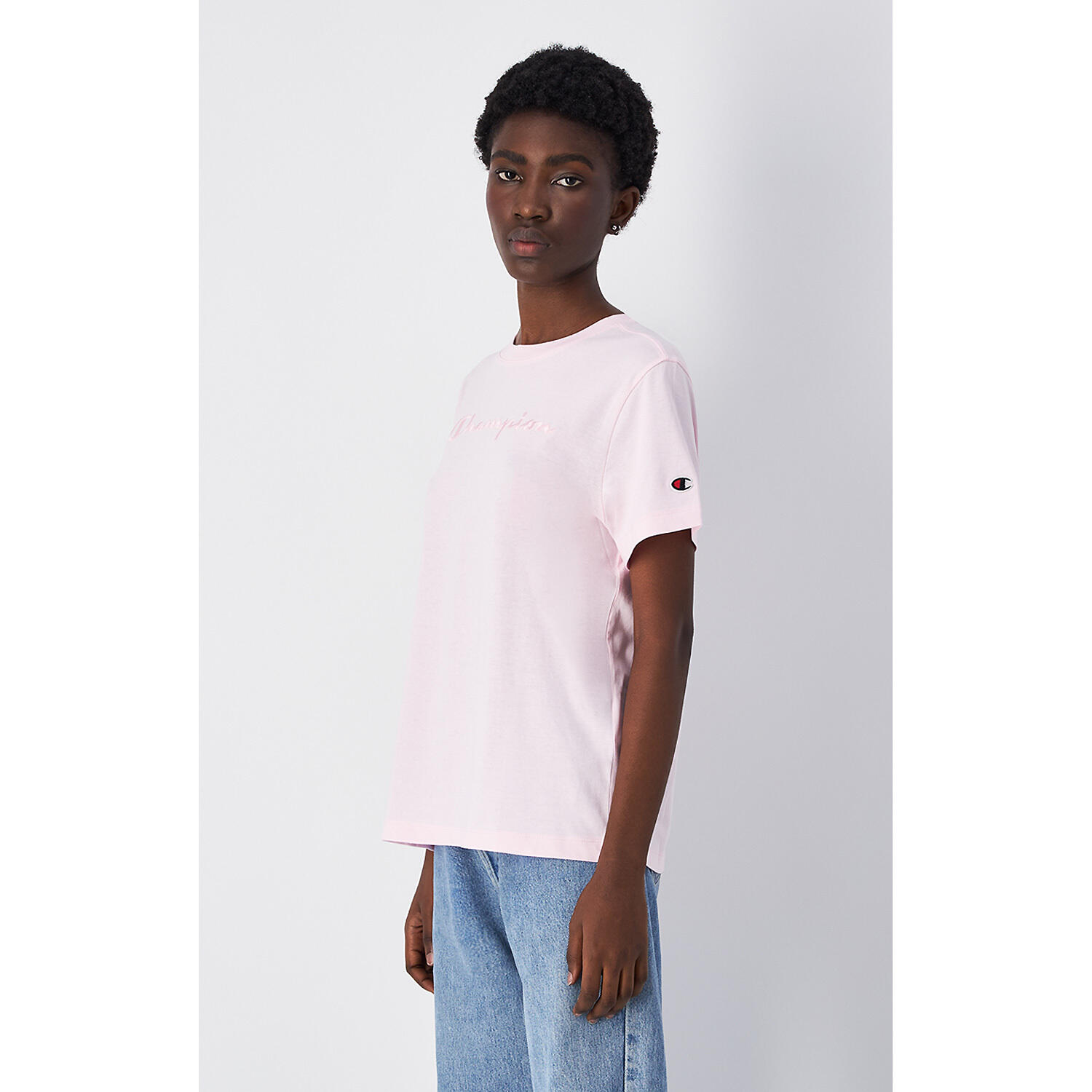 Champion T-shirt femme manches courtes 100% coton 2/4