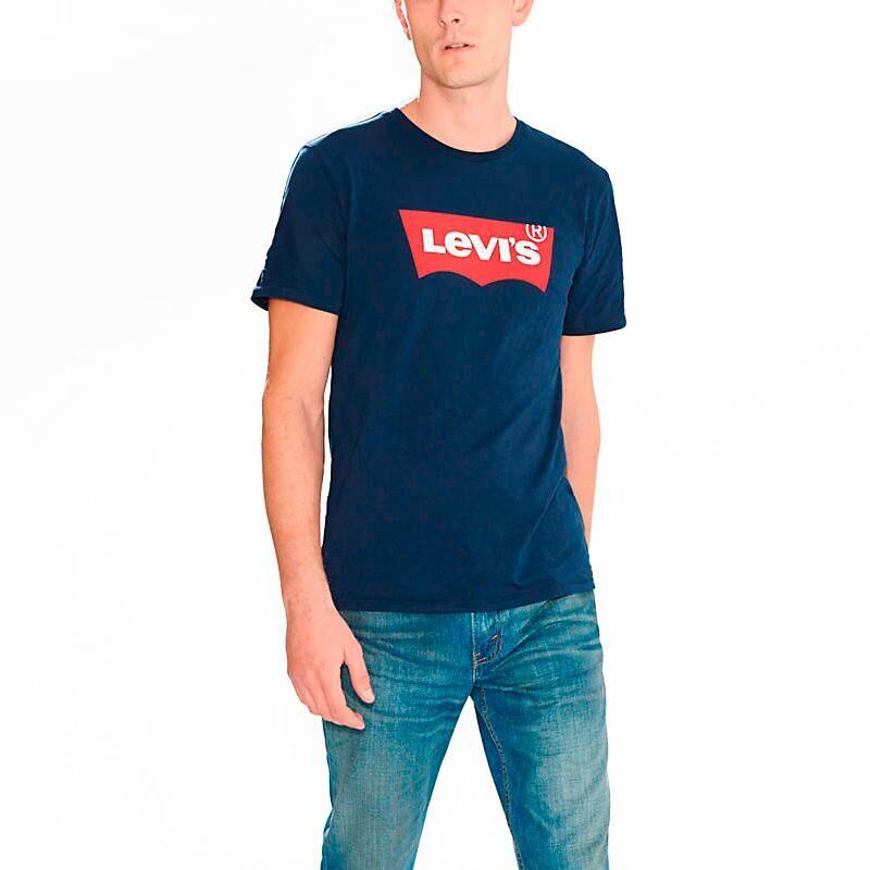 Levi's - T-shirt Hommes Pack De 1 Confortable À Porter-graphic Set-in Neck - Chemise Manches Courtes - Bleu - Decathlon