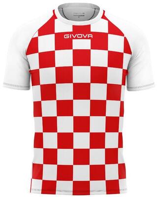 Sportshirt givova dama oranje-zwart rood