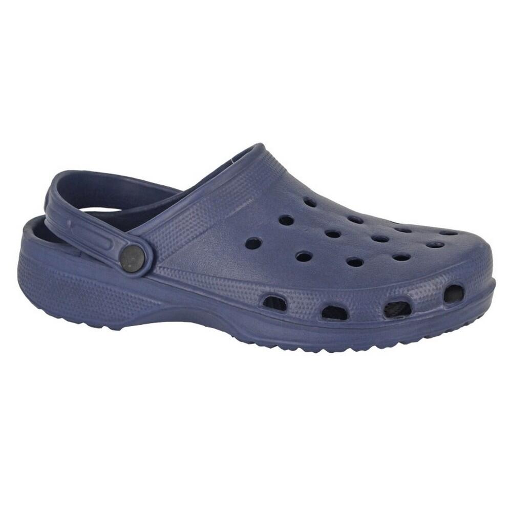 DEK Mens Perforated Clogs (Navy Blue)