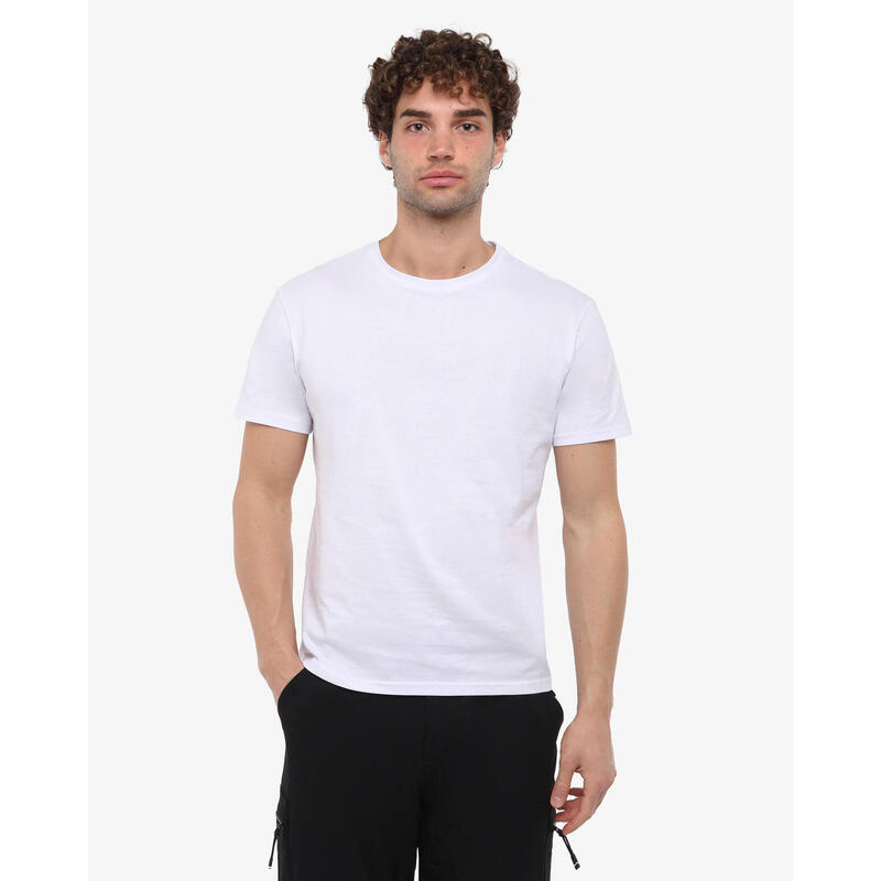 t-shirt de fitness blanc en coton pour hommes et femmes