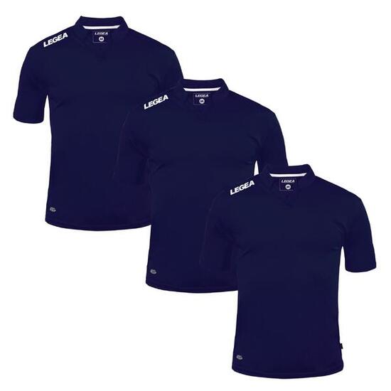 3 camisetas de fútbol AJACCIO negras