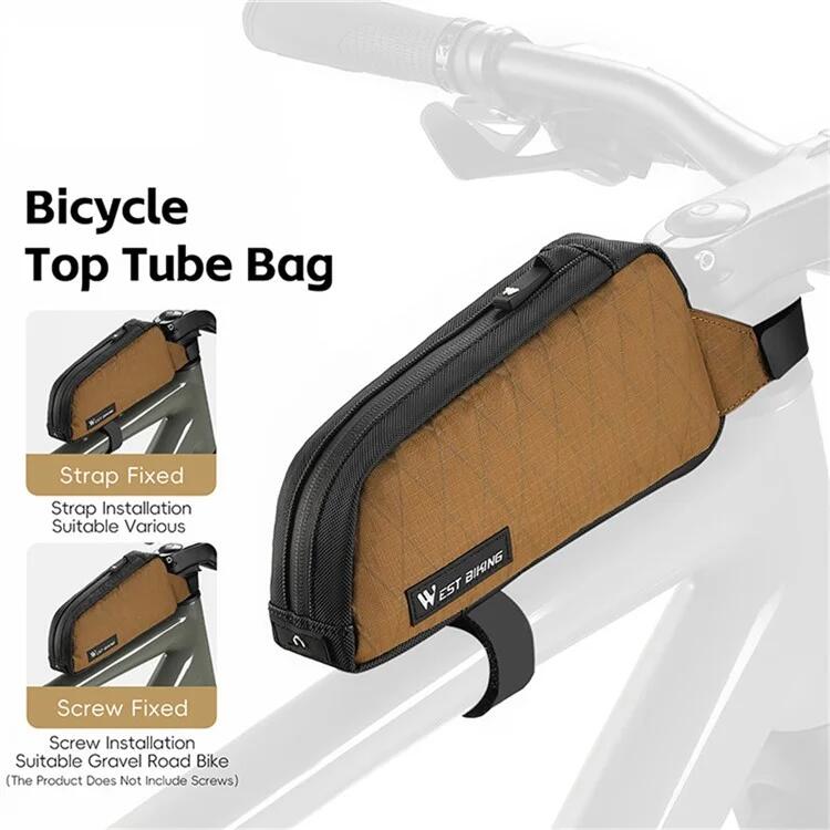 Waterdichte bovenbuis fietstas met touchscreen voor telefoons 3/7