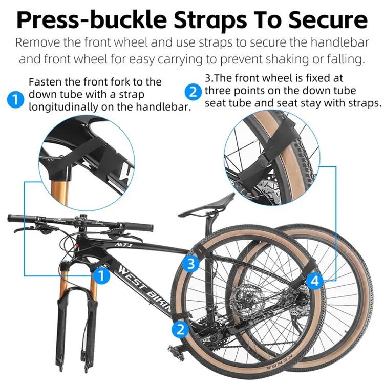 Saco de transporte para bicicleta de estrada em PU 6/7