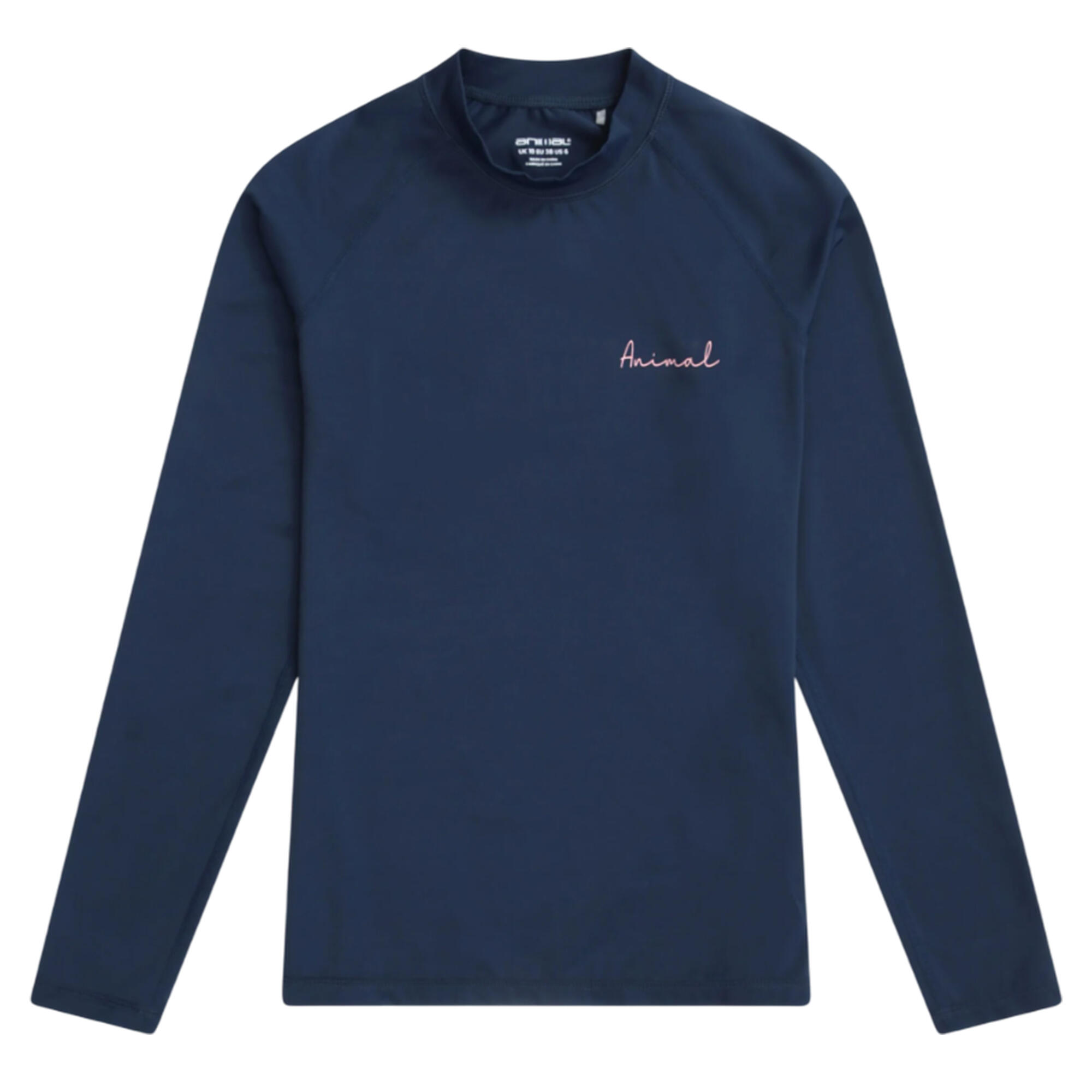 Womens/Ladies Lillie LongSleeved Rash Top (Dark Blue) 1/2