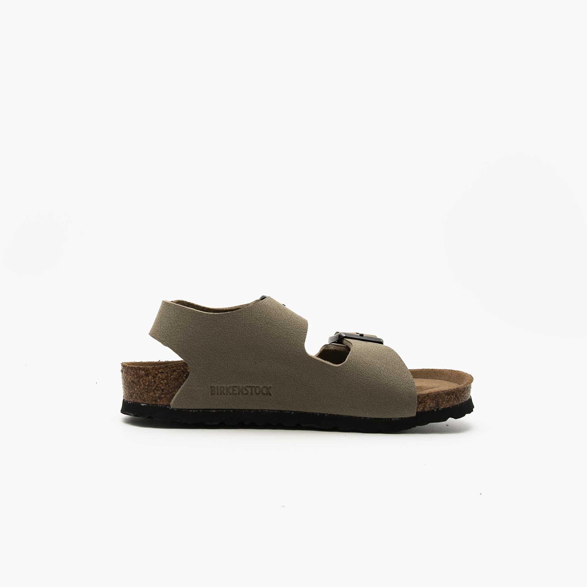 Birkenstock Milano Sandalen Kids Earthy Faded Khaki Veg, Birkibuc Kind 2/5
