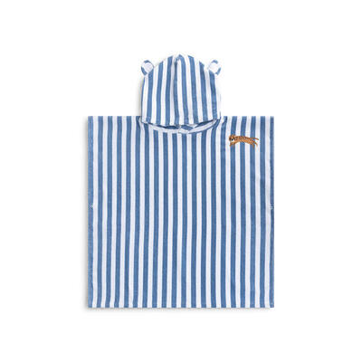 Poncho da Spiaggia Balena Rosso/Bianco 65 x 65 cm