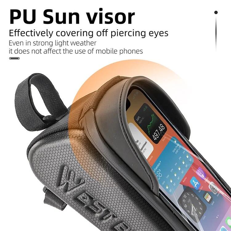 Brašna na telefon na horní trubku kola 7/7