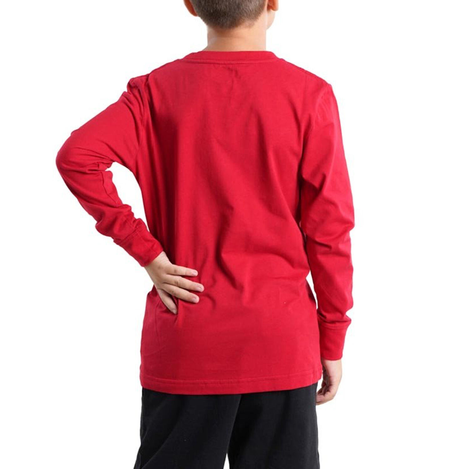 T-shirt Bambino   Jordan t-shirt rosso 95A903-R78 2/2
