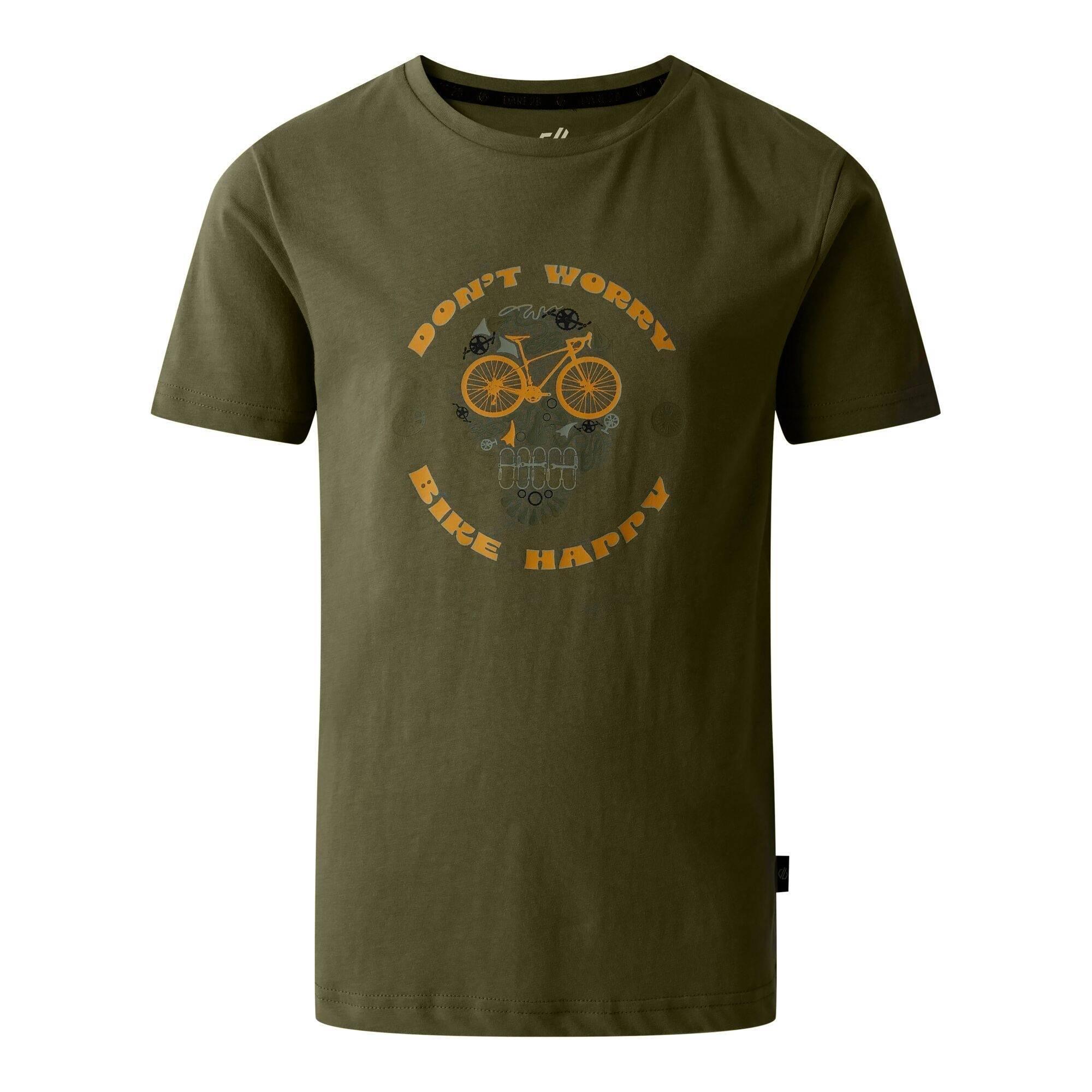Dare 2b - Tshirt Motif/style Vélo Trailblazer Enfant (vert Olive) - T-shirt Manches Courtes - Vert - 11-12 Ans / 152-158 Cm - Decathlon