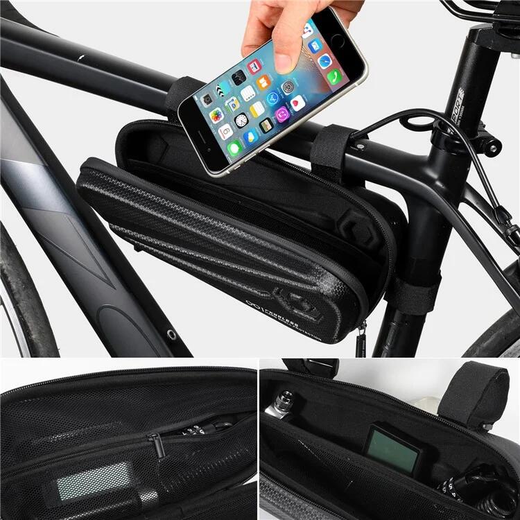 Borsa riflettente impermeabile per tubo sella bici 3/7
