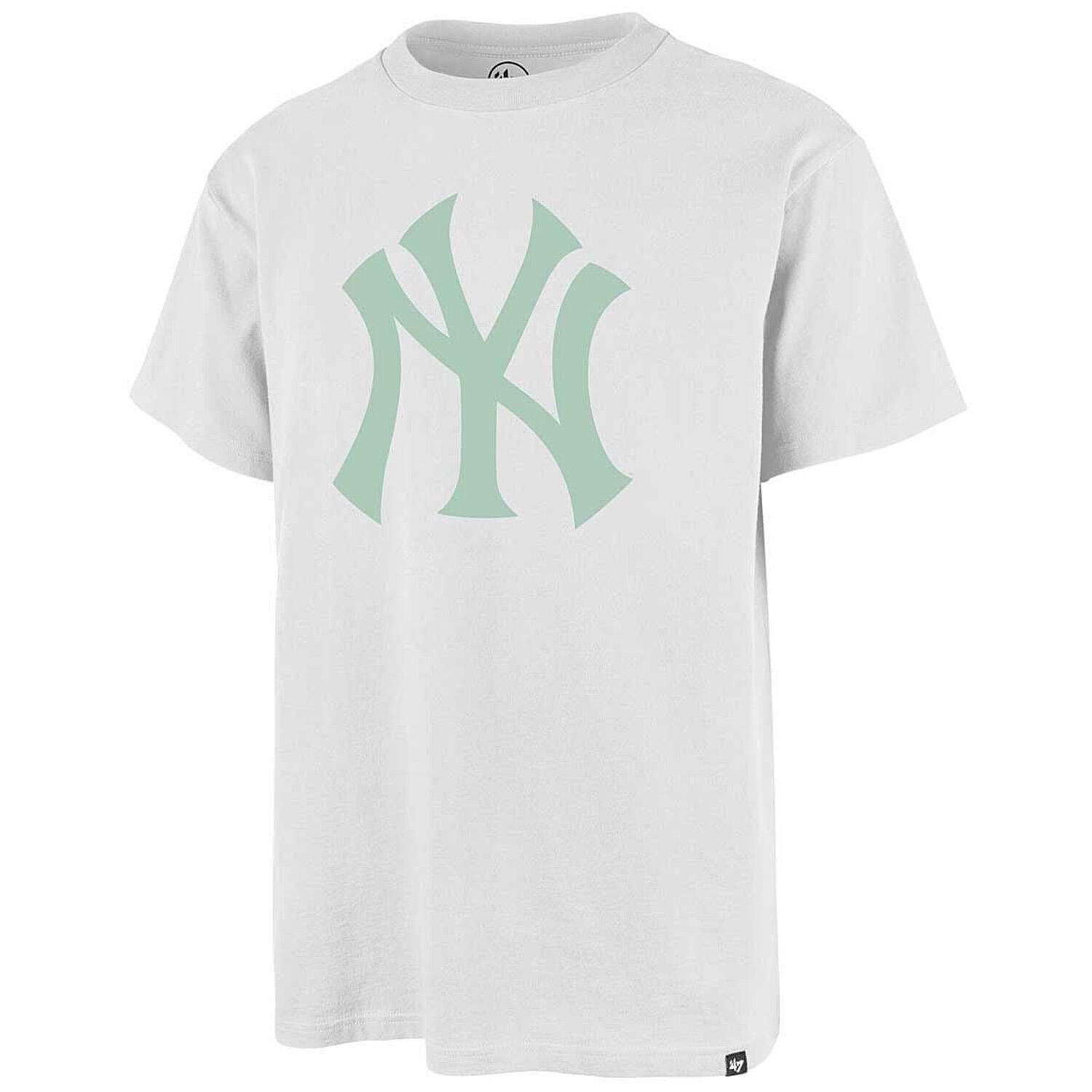 47 BRAND T-shirt Uomo   T-shirt bianco/verde BU017TMBECT610348WW