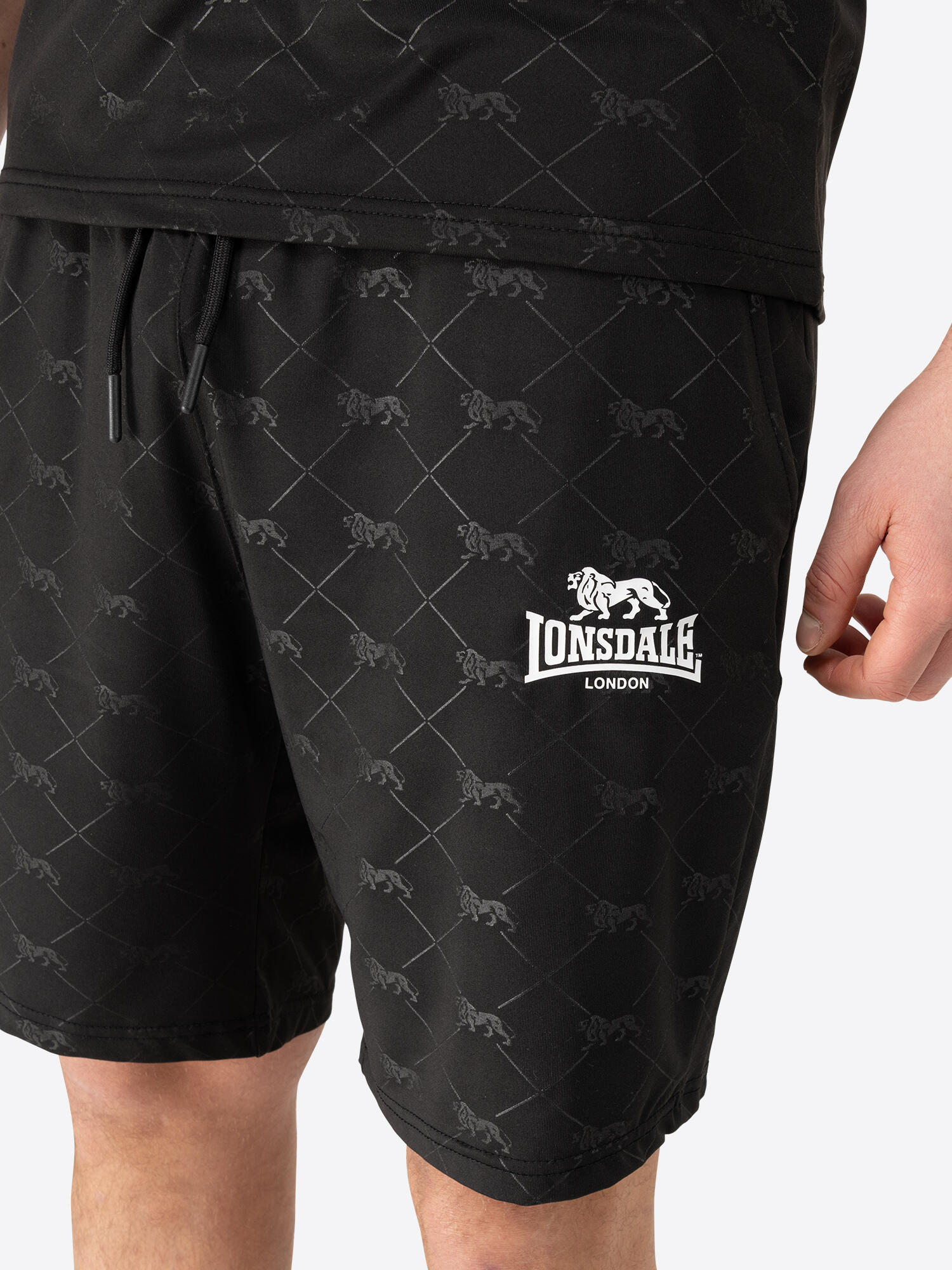 LONSDALE Herren Funktionsshirt & Shorts Set normale Passform PRESTWOOD 7/7