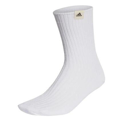 Chaussettes adidas Best Label Unisex S (37-40) Blanc/Noir, 1 paire