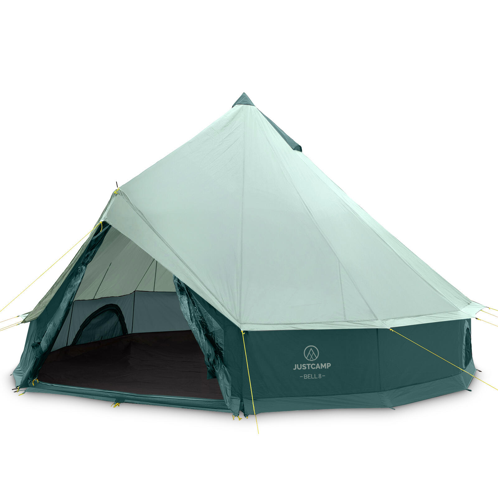 Justcamp - Tente Tipi Bell 8 – Espace Convivial Pour Groupes Et Familles - Tente - Bleu - Decathlon