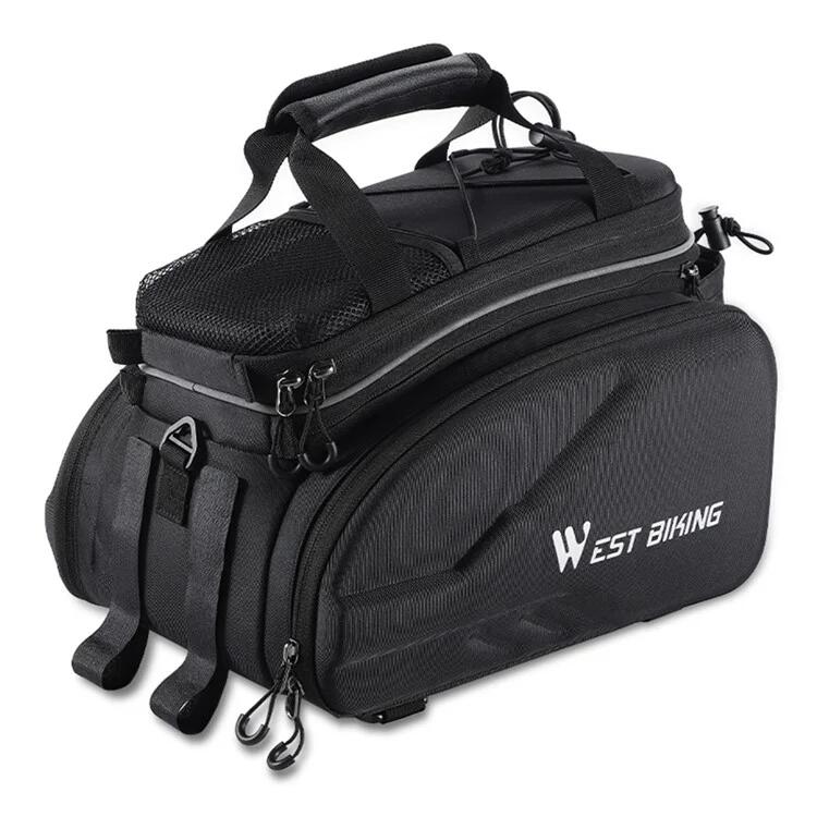 WEST BIKING Borsa portaoggetti posteriore + PVC riflettente