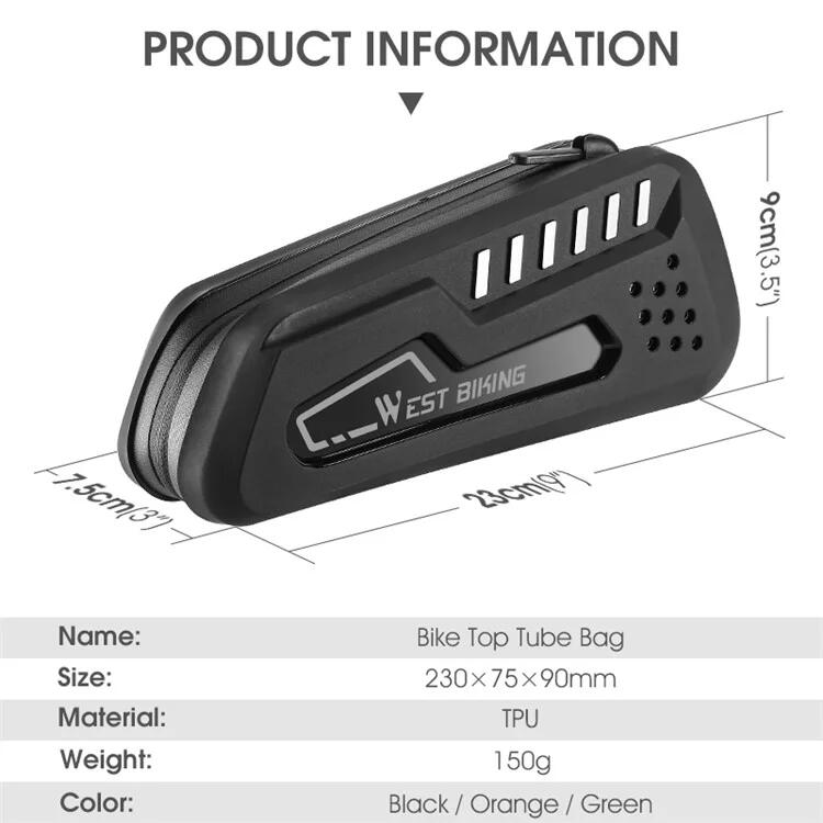 Bolsa para tubo superior - Preto 4/7