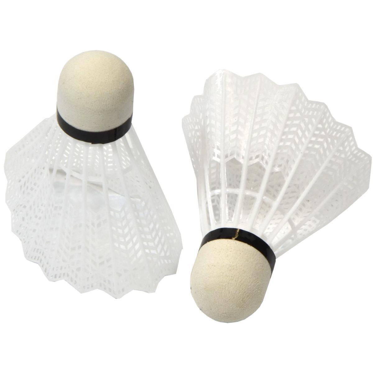 Enero komplettes Badminton-Set,4 Schläger,2 Federbälle,Hülle, Netz mit Rahmen 7/7