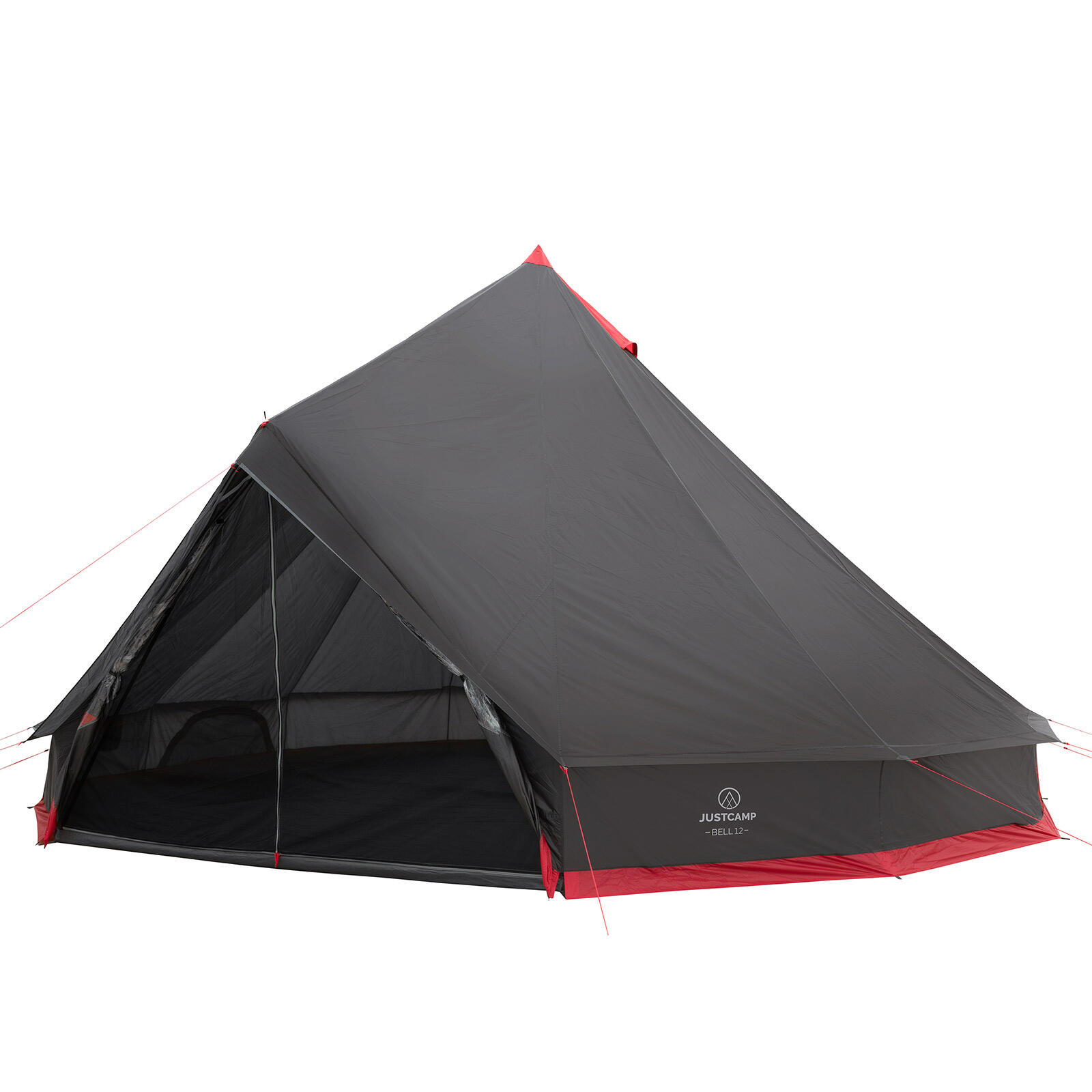Justcamp - Tente Tipi Familiale – Bell 12 Personnes - Tente - Gris - Decathlon