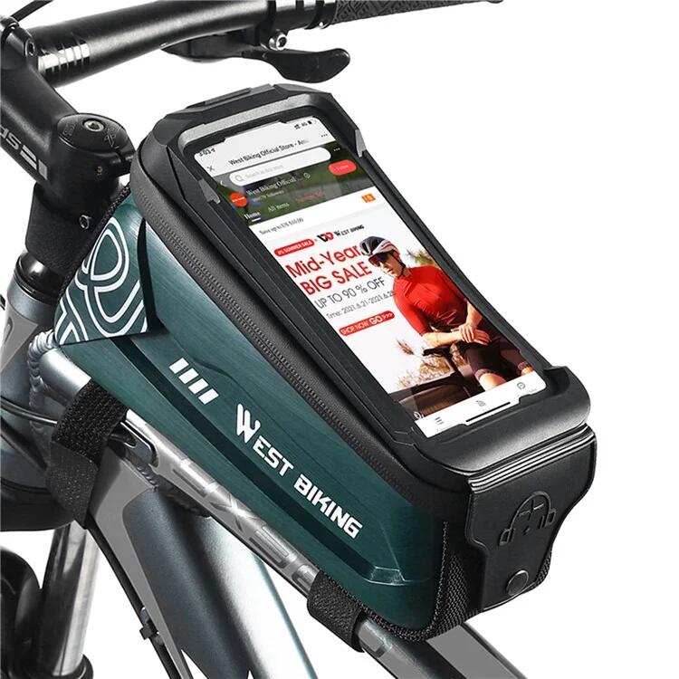 WEST BIKING Brašna na horní trubku kola pro telefon