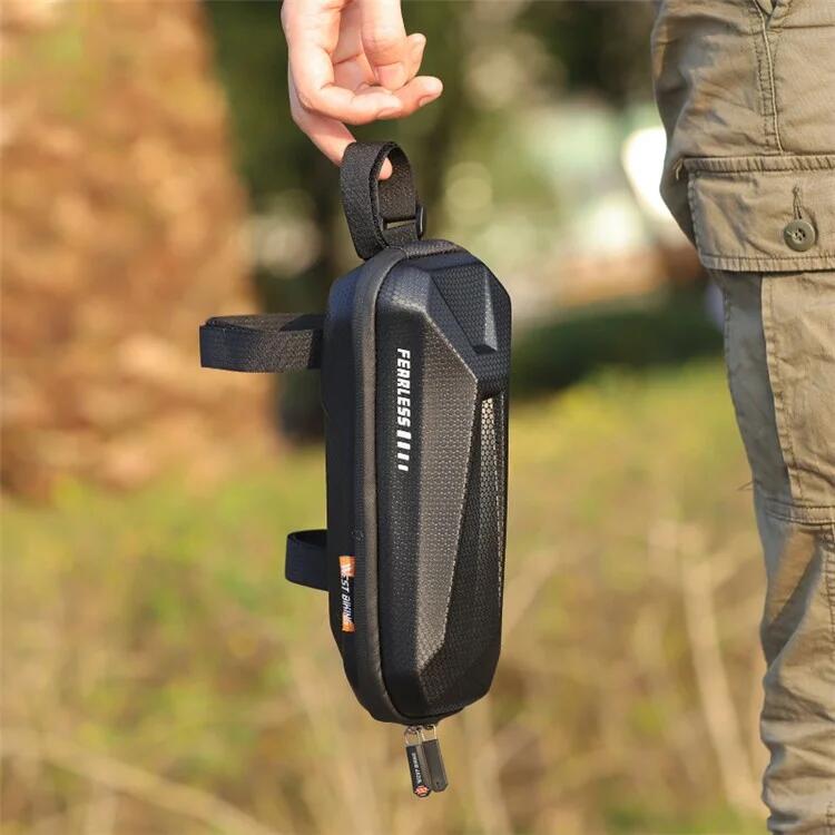Borsa rigida per bici da 1,5 l per tubo superiore anteriore in EVA 7/7