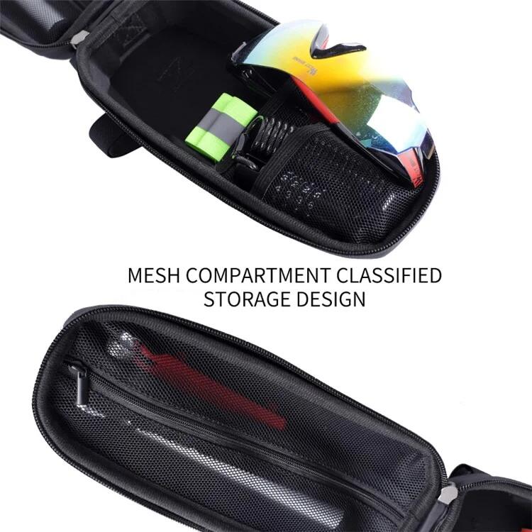 Borsa rigida per bici da 1,5 l per tubo superiore anteriore in EVA 4/7