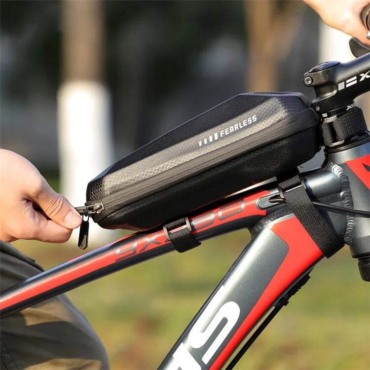 Borsa rigida per bici da 1,5 l per tubo superiore anteriore in EVA 6/7