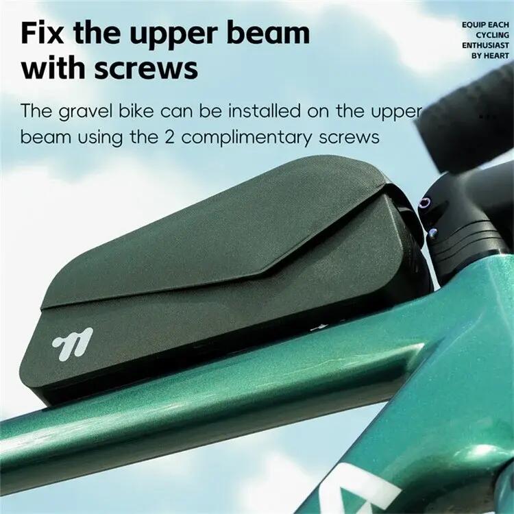 Borsa da bicicletta con chiusura magnetica Flip Top - Blu 7/7