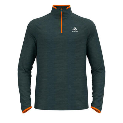 Mid layer 1/2 zip run easy warm