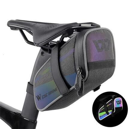 Sacoche de selle arrière de vélo réfléchissant coloré