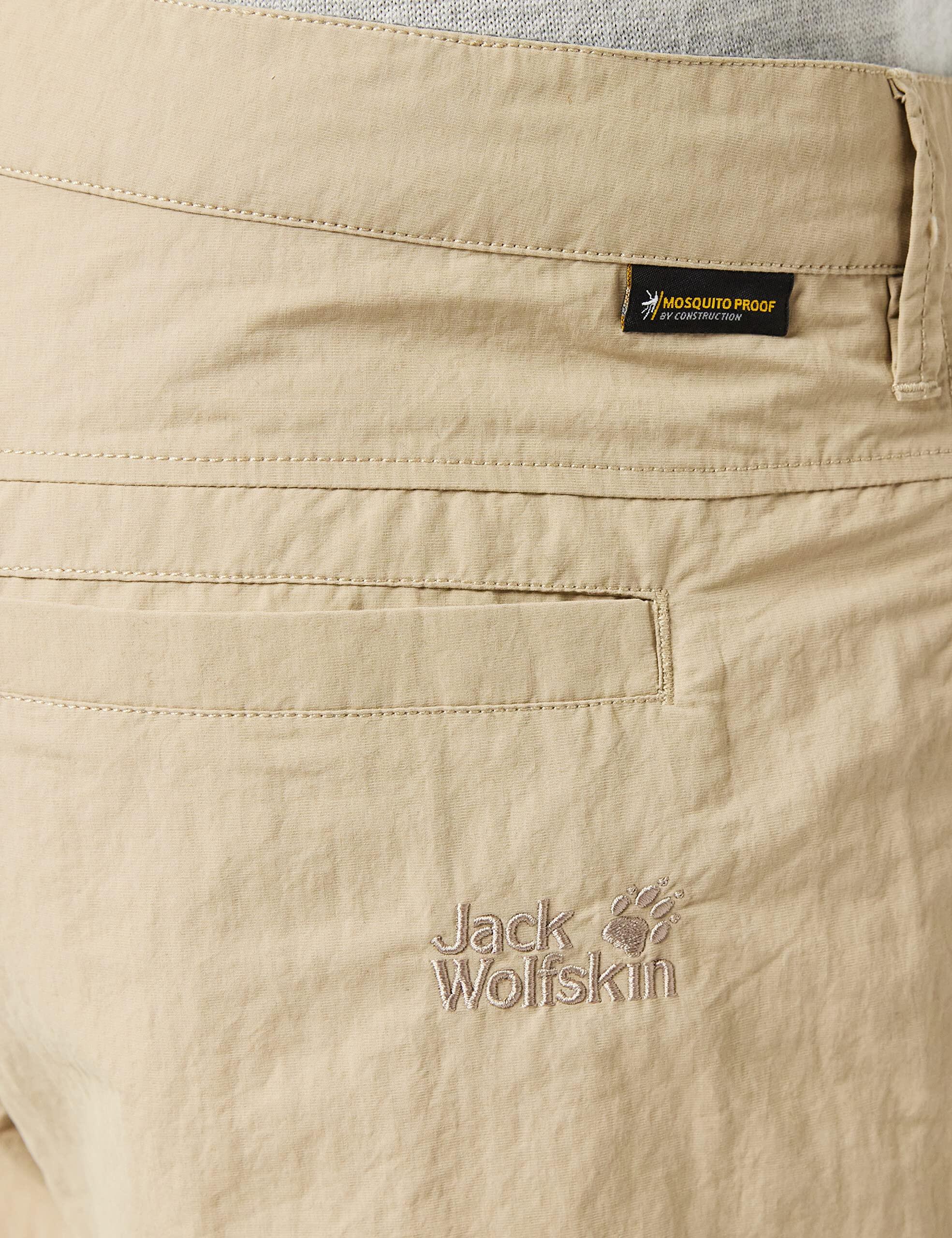 Pantaloni da Uomo Jack Wolfskin Lakeside in Dune Sabbia - Taglia 27 4/5