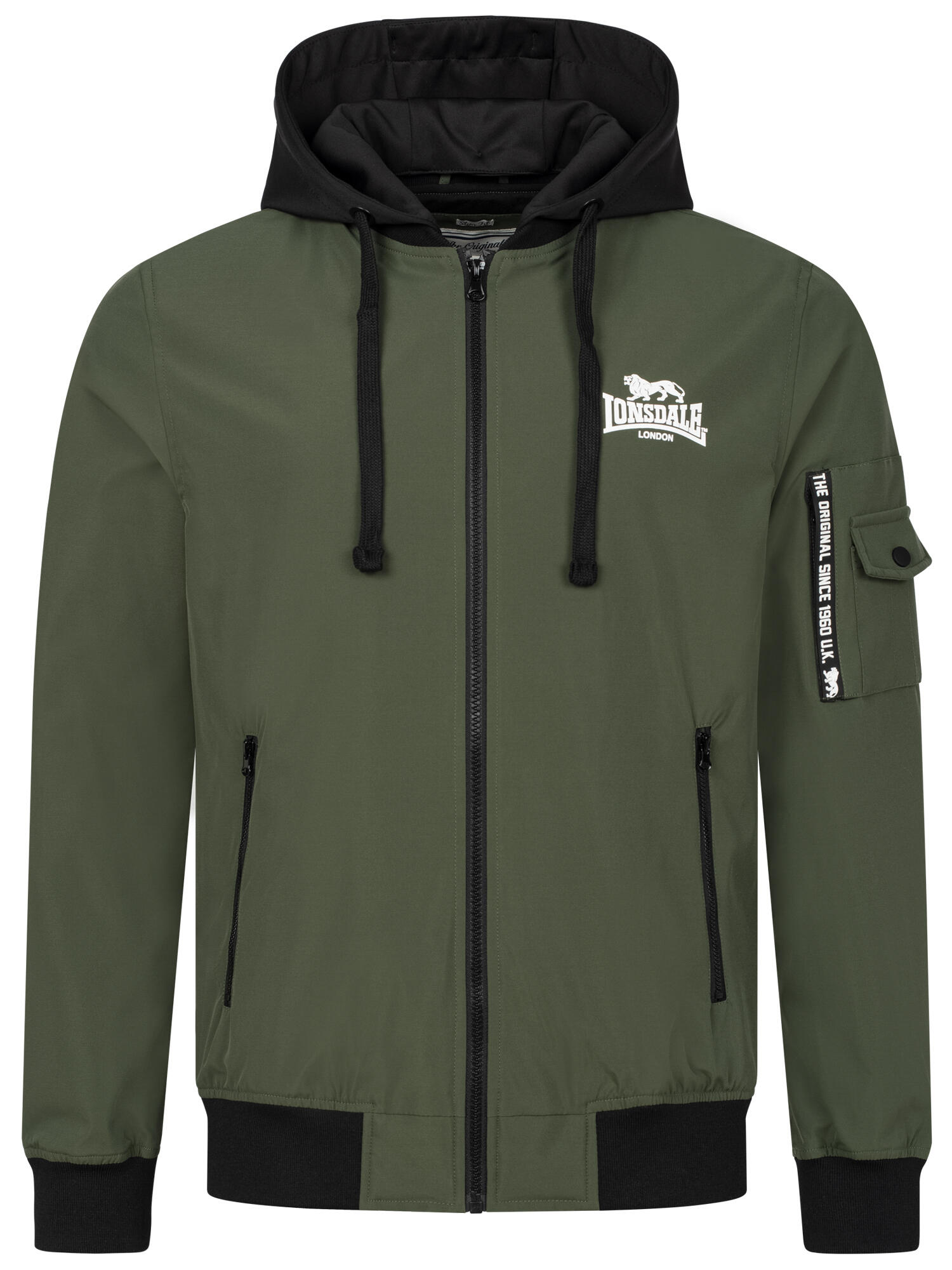 LONSDALE Herren Jacke mit Kapuze schmale Passform SHALFORD 2/6