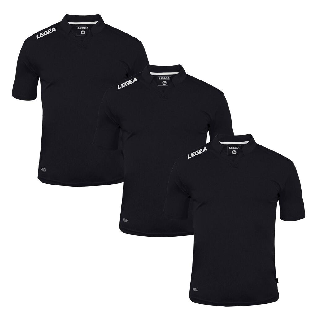 Football Jersey Short Sleeve Collar Embroidered Logo Pack of 3