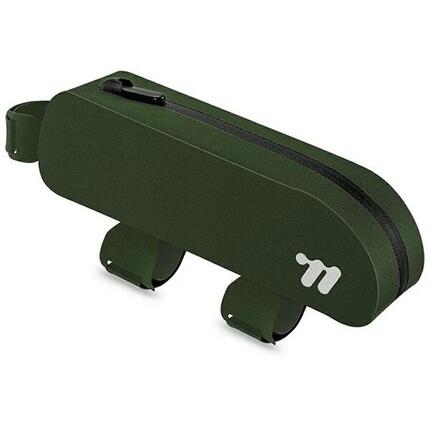 0,7 l wasserdichte MTB-Rennrad-Rahmentasche - Dunkelgrün